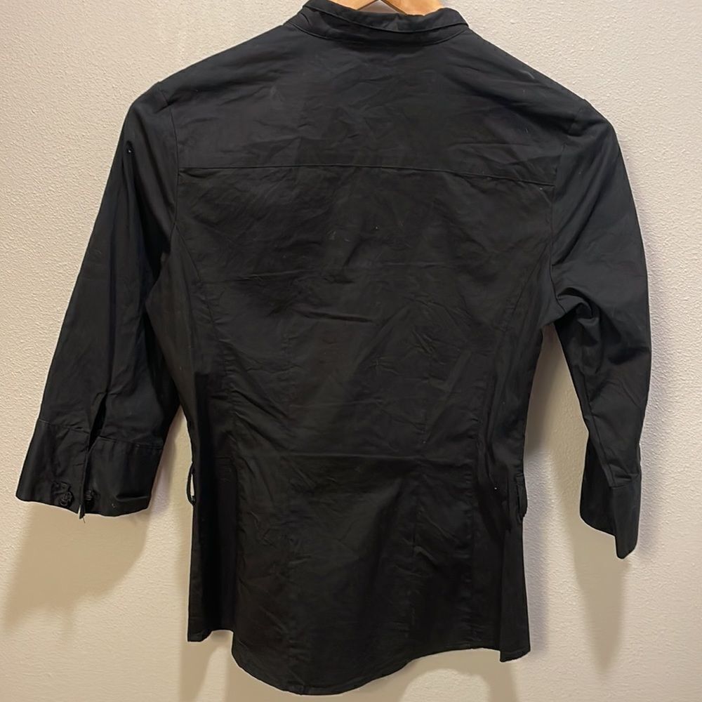 MAX Rave woman’s black button down shirt - Picture 5 of 9